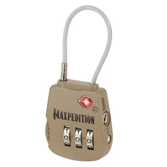Maxpedition Tactical Luggage Lock - Black, Foliage Green, or Khaki