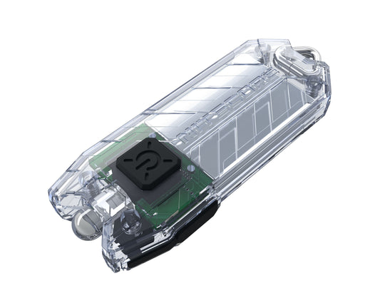 Nitecore Tube USB Rechargeable LED Keylight - 45 Lumens - Built-in Battery Pack - Clear