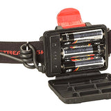 Streamlight Twin-Task 3AA Headlamp - 300 Lumens - Includes 3 x AA Alkaline Batteries - Elastic Head Strap - Red