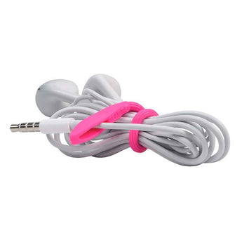 Nite Ize Gear Tie Cordable Rubber Twist Tie with Stretch Loop - 3-Inch - 4 Pack - Assorted Colors (GTK3-A1-4R7)