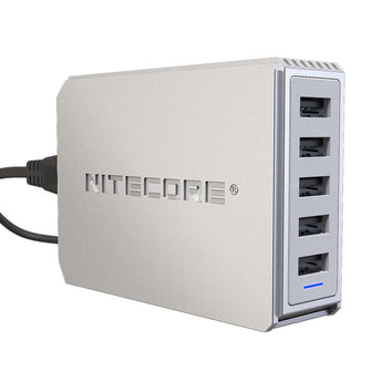 Nitecore UA55 5-Port USB Desktop Adapter