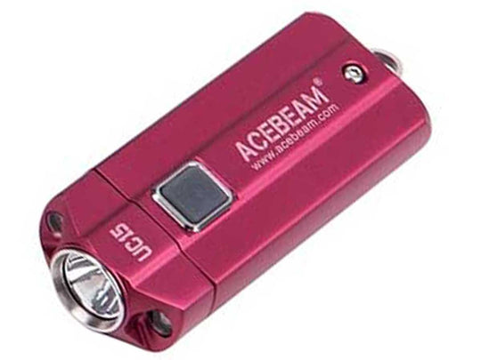 Acebeam UC15 Keylight - CREE XP-L HD LED - 1000 Lumens - Uses 2 x 10440 or 2 x AAA - Red