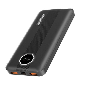 Energizer USB Quick-Charge Power Bank with Display Screen - 10,000mAh to 30,000mAh Capacity
