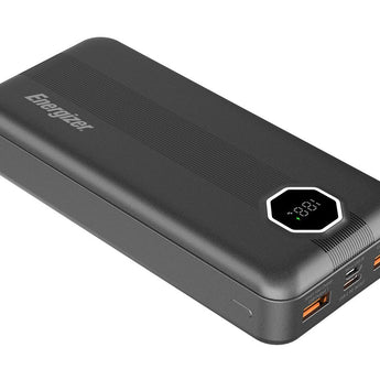 Energizer USB Quick-Charge Power Bank with Display Screen - 10,000mAh to 30,000mAh Capacity
