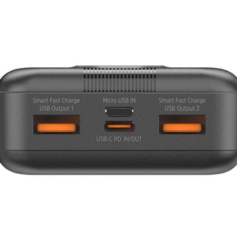 Energizer USB Quick-Charge Power Bank with Display Screen - 10,000mAh to 30,000mAh Capacity