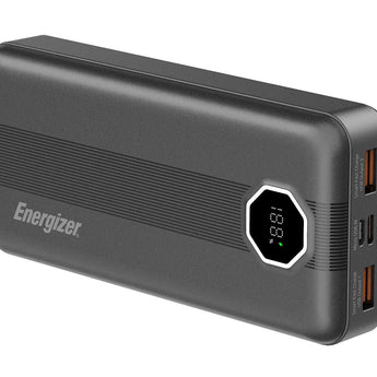 Energizer USB Quick-Charge Power Bank with Display Screen - 10,000mAh to 30,000mAh Capacity