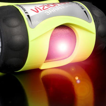 Underwater Kinetics 3AAA eLED Vizion I 17019 Headlamp with Woven Strap - 65 Lumens - Class I Div 1 - Uses 3 x AAAs - Safety Yellow