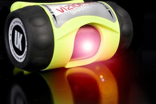Underwater Kinetics 3AAA eLED Vizion I 17019 Headlamp with Woven Strap - 65 Lumens - Class I Div 1 - Uses 3 x AAAs - Safety Yellow