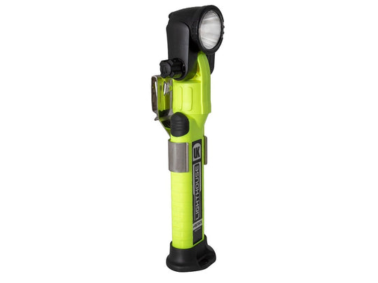 Underwater Kinetics 4AA Lighthouse LED Flashlight - 130 Lumens - Dual Beam - Rear Green - Uses 4 x AA - Safety Yellow
