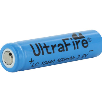 UltraFire UF AAA 10440 500mAh 3.6V Unprotected Lithium Ion (Li-ion) Button Top Battery - Bulk