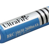 UltraFire BRC 18650 2600mAh 3.7V Protected Lithium Ion (Li-ion) Button Top Battery - Boxed