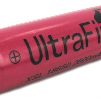 UltraFire BRC 18650 2600mAh 3.7V Protected Lithium Ion (Li-ion) Button Top Battery - Boxed