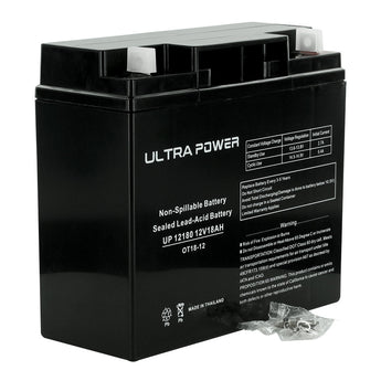 UltraPower UP12180NB 18Ah 12V Rechargeable Sealed Lead Acid (SLA) Battery - NB Terminal