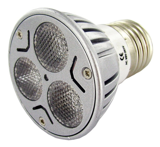 Golden Gadgets Ultraviolet 110V AC 3 Watt UV LED Light Bulb (L-A3W-UV)