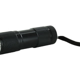 Golden Gadgets Ultraviolet UV 9-LED Pocket Flashlight - Runs on 3 x AAA (UV-509)