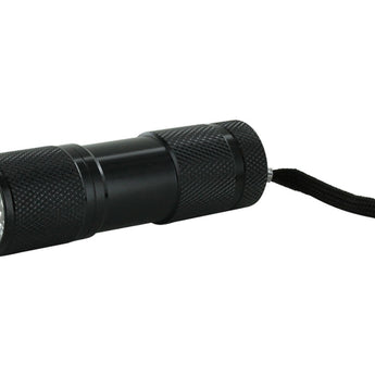 Golden Gadgets Ultraviolet UV 9-LED Pocket Flashlight - Runs on 3 x AAA (UV-509)