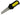 Underwater Kinetics 30131 Remora HYDRALLOY Dive Knife - 2.9in Blunt Tip Fixed Blade - Yellow - Sheath Included