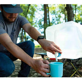 Ultimate Survival Technologies PackWare Dish Set - Includes Plate, Bowl, Cup, Fork, Knife and Spoon for Camping - Orange