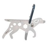 Ultimate Survival Technologies Tool A Long Micro Dog Multi-Tool - Stainless Steel - 5 Total Tools - TSA-Compliant