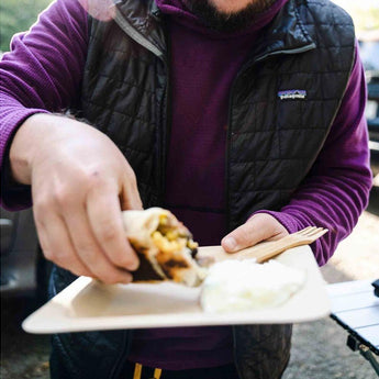 Ultimate Survival Technologies Bamboo Dinner Set with Utensils - 12 Piece Set