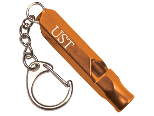 Ultimate Survival Technologies 20-12101 Aluminum High-Pitched Whistle - Waterproof - Orange