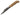 Ultimate Survival Technologies Heritage Folding Knife 1.0 - 3-inch Straight Edge, Clip Point - Wood Handle with Leather Lanyard (20-12117)