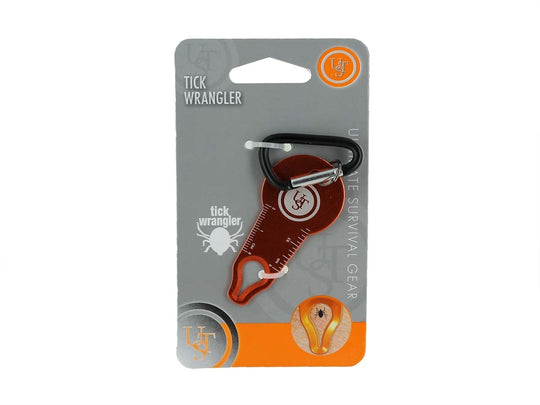 Ultimate Survival Technologies Tick Wrangler with Carabiner Clip - Aluminum - Assorted Colors (20-BUG0004-08)