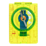 Ultimate Survival Technologies Hi Vis Lensatic Map Folding Compass with Adjustable Lens, Extended Base Plate and Breakaway Lanyard
