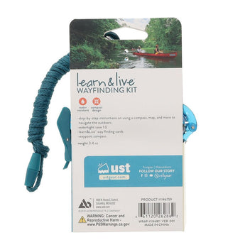 Ultimate Survival Technologies Learn and Live Way Finding Kit Combo - Pairs Pocket Guide with Compass