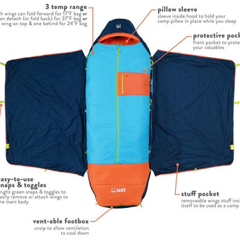Ultimate Survival Technologies Monarch Sleeping Bag - Short