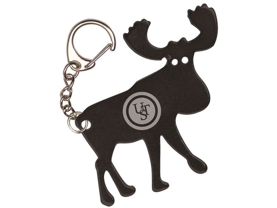Ultimate Survival Technologies Moose Bottle Opener Keychain - Black (20-12100)