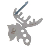 Ultimate Survival Technologies Tool A Long Moose Multi-Tool - Stainless Steel - 5 Total Tools - TSA-Compliant