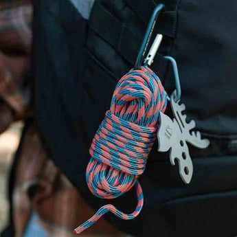 Ultimate Survival Technologies Tool A Long Moose Multi-Tool - Stainless Steel - 5 Total Tools - TSA-Compliant