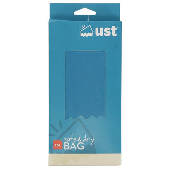 Ultimate Survival Technologies Safe & Dry Bag 25L - Includes D-ring - Integrated Buckle Feature - Blue