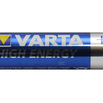 Varta High Energy V4906 AA 1.5V Alkaline Button Top Battery - Bulk