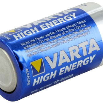 Varta Long Life Power C 1.5V Alkaline Button Top Batteries  - Retail Packaging, Sold Individually
