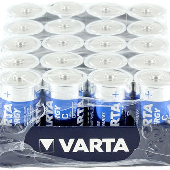 Varta Long Life Power C 1.5V Alkaline Button Top Batteries  - Retail Packaging, Sold Individually