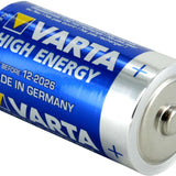 Varta Long Life Power C 1.5V Alkaline Button Top Batteries  - Retail Packaging, Sold Individually
