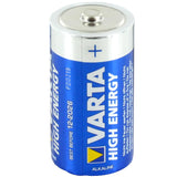 Varta Long Life Power C 1.5V Alkaline Button Top Batteries  - Retail Packaging, Sold Individually