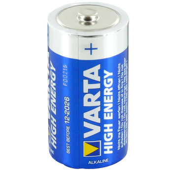 Varta Long Life Power C 1.5V Alkaline Button Top Batteries  - Retail Packaging, Sold Individually