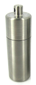 Versati Titanium Pill / Battery Case with Smooth Finish  Fits: AA Batteries