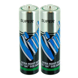 Vinnic Super Heavy Duty AA 1.5V Button Top Batteries - 2 or 4-Pack Shrink Wrap