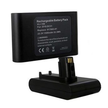 Empire VLI-106 1500mAh 22.2V Replacement Lithium Ion (Li-Ion) Battery for the Dyson DC31/DC35C Vacuum