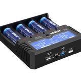 XTAR Dragon VP4L Plus 4 Slot Professional Battery Charger and Tester
