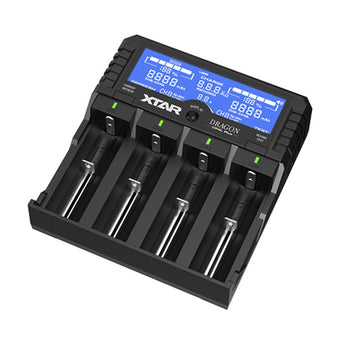 XTAR Dragon VP4L Plus 4 Slot Professional Battery Charger and Tester