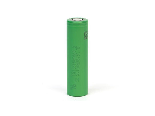 Sony MuRata VTC5 INR 18650 2600mAh 3.6V/3.7V Unprotected High-Drain 20A Flat Top Battery - Boxed