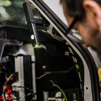 Ledlenser 502733 W4R Work Rechargeable LED Flashlight - 220 Lumens - Uses Li-ion Battery Pack