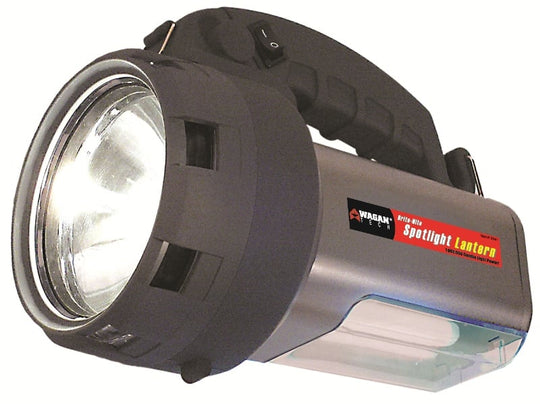 Wagan 1 Million Candle Power Rated Brite-Nite Spotlight Lantern With LED Reading Light (2341)