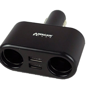 Wagan TravelCharge 2DC + 2USB Adapter