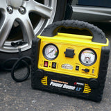 Wagan Tech 2464 Power Dome LT - 300 Amp Jump Starter with 260 PSI Air Compressor and 200 Watt Power Inverter - 12Ah SLA Battery